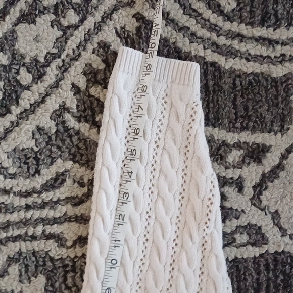 🔥🔥🔥Christie & Jill vintage cableknit V-neck cream cardigan M - Picture 13 of 14